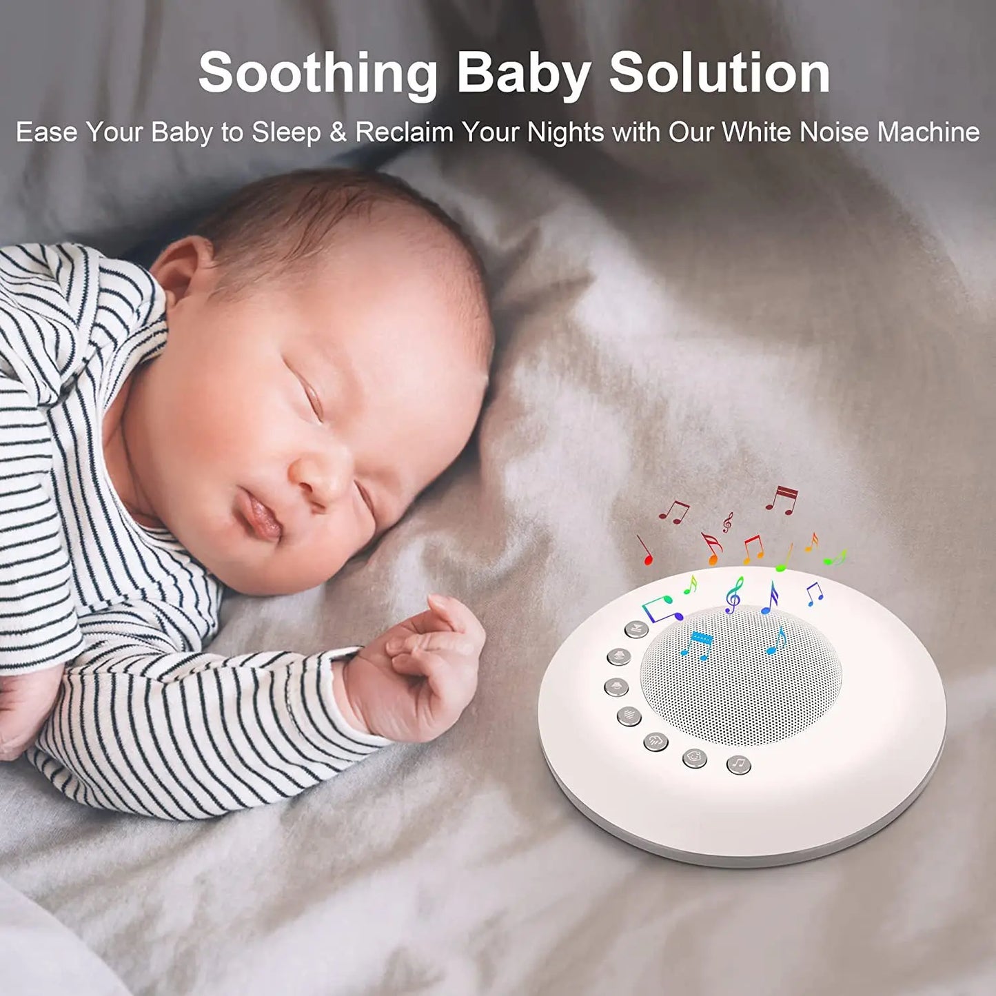 USB Rechargeable Baby White Noise Machine